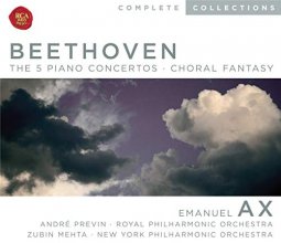 Cover art for Beethoven, Piano Concertos 1-5; Choral Fantasia