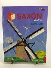 Cover art for Saxon Math Student Edition Book Grade 5 Volume 1 HMH