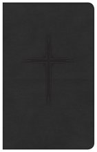 Cover art for CSB Pocket Gift Bible, Charcoal LeatherTouch