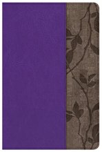 Cover art for KJV Study Bible Personal Size, Purple with Brown Cork LeatherTouch