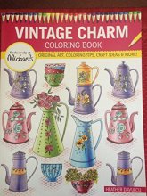Cover art for Michaels Vintage Charms Coloring Book Original Art, Coloring Tip and Craft ideas and more