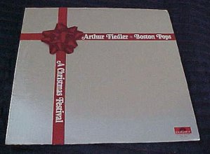 Cover art for A Christmas Festival by Arthur Fiedler & Boston Pops Orchestra Record Vinyl Album
