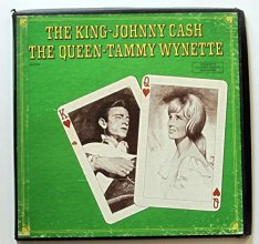 Cover art for The King: Johnny Cash: The Queen: Tammy Wynette: 4x LP Box Set: (1970)