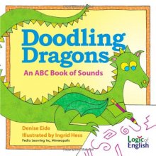 Cover art for Doodling Dragons: An ABC Book of Sounds
