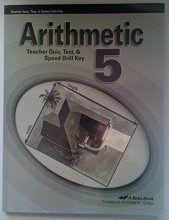 Cover art for Arithmetic 5 Teacher Quiz, Test, & Speed Drill Key (13514302)