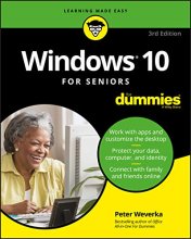 Cover art for Windows 10 For Seniors For Dummies