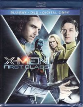 Cover art for X-Men: First Class (Three-Disc Blu-ray/DVD Combo + Digital Copy)