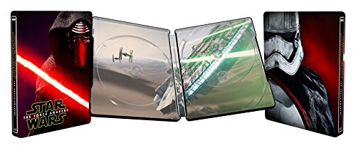 Cover art for Star Wars: The Force Awakens SteelBook with Bonus Content - Blu Ray + DVD + Digital HD