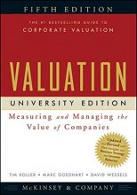 Cover art for Valuation: Measuring and Managing the Value of Companies, University Edition, 5th Edition