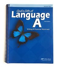 Cover art for God's Gift of Language A ..Grade 4 answer key..A Beka