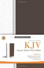 Cover art for Holy Bible: King James Version Super Giant Print Reference Bible (Classic Series)
