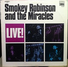 Cover art for Smokey Robinson & The Miracles Live vinyl record
