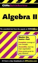 Cover art for Algebra II (Cliffs Quick Review)
