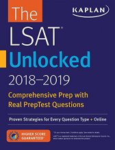 Cover art for LSAT Unlocked 2018-2019: Proven Strategies For Every Question Type + Online (Kaplan Test Prep)