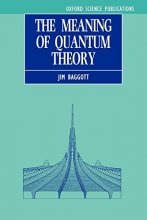 Cover art for The Meaning of Quantum Theory: A Guide for Students of Chemistry and Physics (Oxford Science Publications)