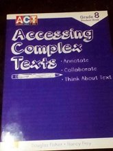 Cover art for Act Now Grade 8 Student Book Accessing Complex Texts