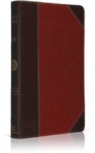 Cover art for ESV Thinline Bible, TruTone, Brown/Cordovan, Portfolio Design,  Red Letter Text