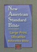 Cover art for NASB Large Print Ultrathin Reference Bible (Black, Genuine Leather)
