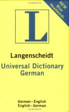 Cover art for Universal German Dictionary: German-English, English-German (Langenscheidt Universal Dictionary) (German Edition)