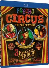 Cover art for Psycho Circus - 3 Rings of Terror Triple Feature - BD - Brotherhood of Satan, Torture Garden, Creeping Flesh [Blu-ray]