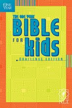 Cover art for The One Year Bible for Kids, Challenge Edition NLT (Tyndale Kids)