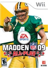 Cover art for Madden NFL 09 All-Play - Nintendo Wii