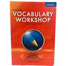 Cover art for Vocabulary Workshop Enriched Edition Level G ©2012