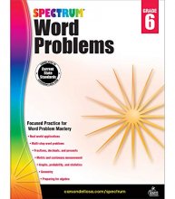 Cover art for Word Problems, Grade 6 (Spectrum)