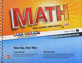 Cover art for Glencoe Math Common Core, Course 1 Volume 2, Teacher's Edition