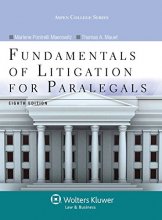 Cover art for Fundamentals of Litigation for Paralegals, Eighth Edition (Aspen College)