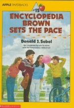 Cover art for Encyclopedia Brown Sets The Pace (Encyclopedia Brown #15)
