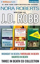 Cover art for J. D. Robb 3-in-1 Novellas Collection: Midnight in Death, Interlude in Death, Haunted in Death (In Death Series)