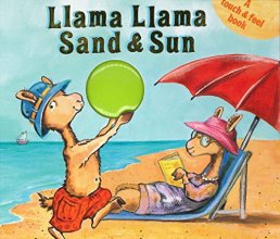 Cover art for Llama Llama Sand and Sun: A Touch & Feel Book