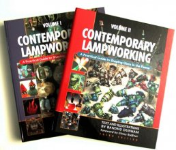 Cover art for Contemporary Lampworking: A Practical Guide to Shaping Glass in the Flame (Volume 1 and 2) Third Edition