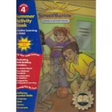 Cover art for Summer Vacation, Grade 4 Activity Book