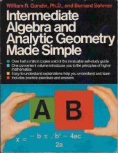 Cover art for Intermediate Algebra and Analytic Geometry Made Simple
