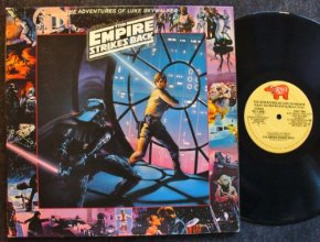 Cover art for The Empire Strikes Back / The Adventures Of Luke Skywalker narrated by Malachi Throne