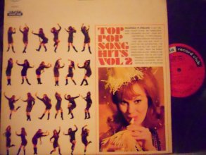 Cover art for Top Pop Song Hits Vol. 2 - Columbia Record Club Vinyl LP, 1966