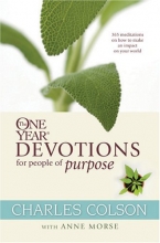 Cover art for The One Year Devotions for People of Purpose (One Year Book)