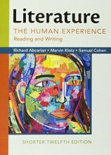Cover art for Literature: The Human Experience, Shorter Edition: Reading and Writing