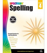 Cover art for Spectrum | Spelling Workbook | 4th Grade, 208pgs