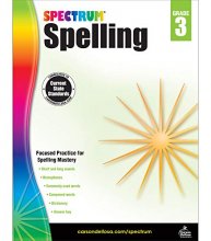 Cover art for Spectrum | Spelling Workbook | 3rd Grade, 192pgs