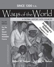 Cover art for Ways of the World A Global History Sources Since 1200 C.E.