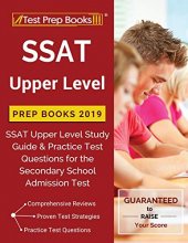 Cover art for SSAT Upper Level Prep Books 2019: SSAT Upper Level Study Guide & Practice Test Questions for the Secondary School Admission Test
