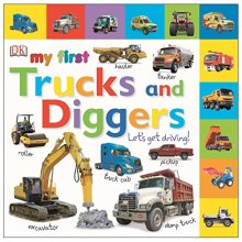 Cover art for Tabbed Board Books: My First Trucks and Diggers: Let's Get Driving! (My First Tabbed Board Book)