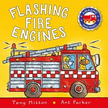 Cover art for Flashing Fire Engines (Amazing Machines)