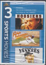 Cover art for 3 Sports Movies: Hoosiers / The Jackie Robinson Story / The Pride of the Yankees