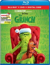 Cover art for Illumination Presents: Dr. Seuss' The Grinch [Blu-ray+DVD+Digital] Packaging may vary