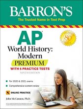 Cover art for AP World History: Modern Premium: With 5 Practice Tests (Barron's AP)
