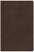 Cover art for KJV Super Giant Print Reference Bible, Brown Genuine Leather